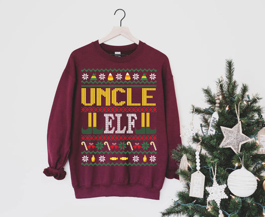 Uncle Elf Christmas Sweatshirt
