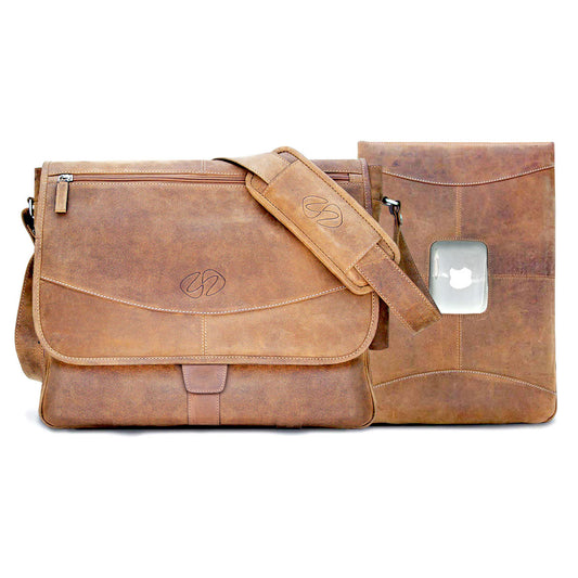 Preium Leather 14" MacBook Pro Messenger Bag