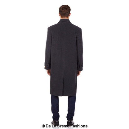 De La Creme MAN - Wool & Cashmere Long Formal Overcoat