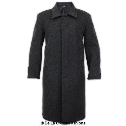 De La Creme MAN - Wool & Cashmere Long Formal Overcoat