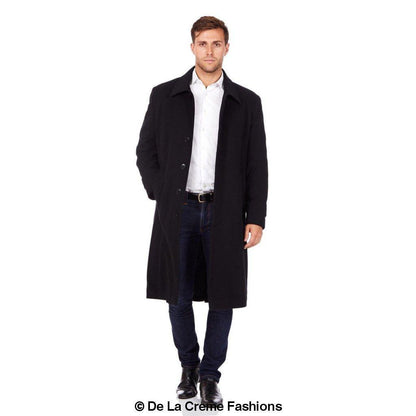 De La Creme MAN - Wool & Cashmere Long Formal Overcoat