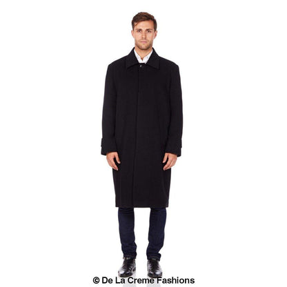 De La Creme MAN - Wool & Cashmere Long Formal Overcoat