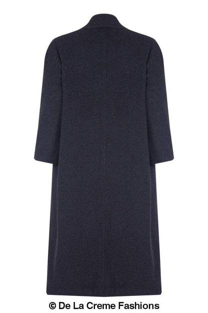 Curve Wool & Cashmere Blend Plus Size Long Coat (202)