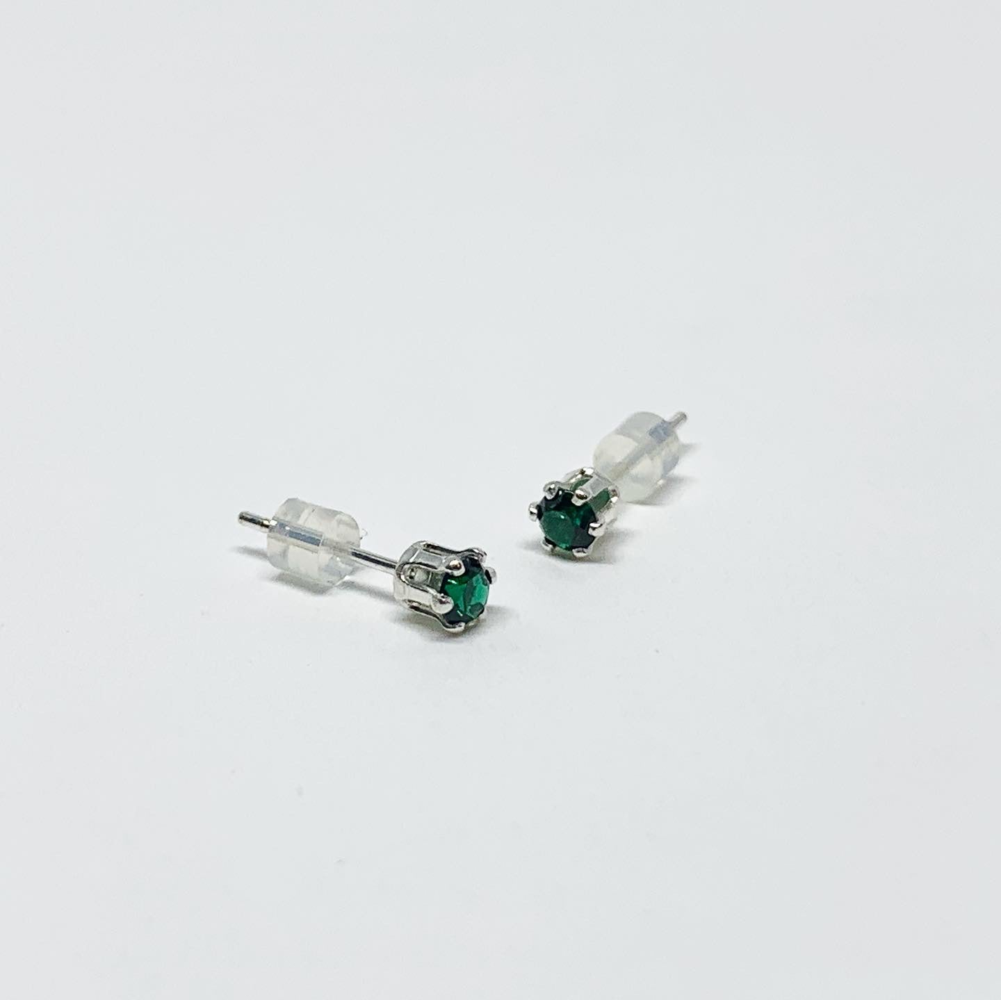 Emerald Birthstone Earrings - May Birthstone