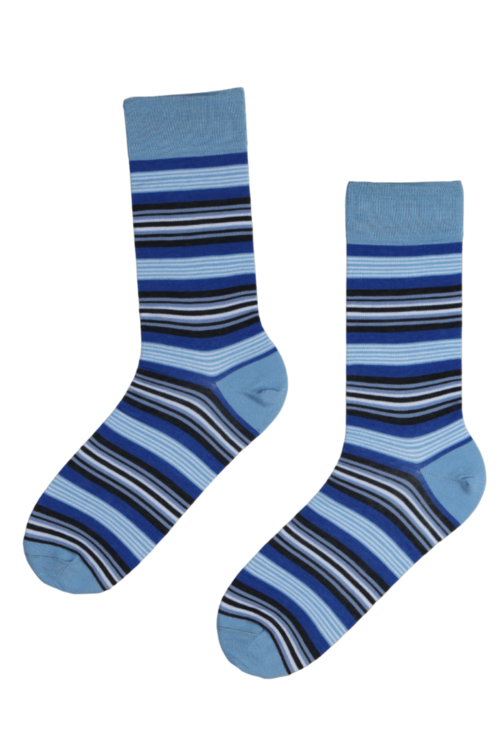 FRIDAY blue striped suit socks