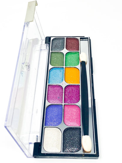 Makeup - 12 Rich Pigment Eye Shadow Palette X2