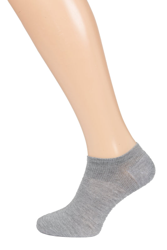 MONDI men's low-cut socks, grey colour