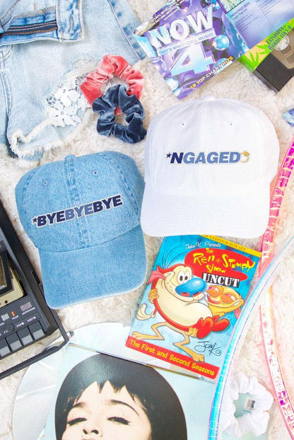 *NGAGED 90's Hats - Lots of Phrases for Your Ultimate Boy Band