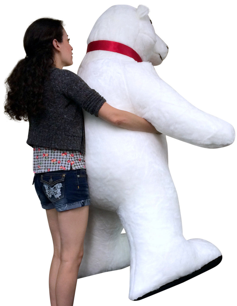 Giant Stuffed Polar Bear 5 Feet Tall Huge Stuffed Animal Made in USA
