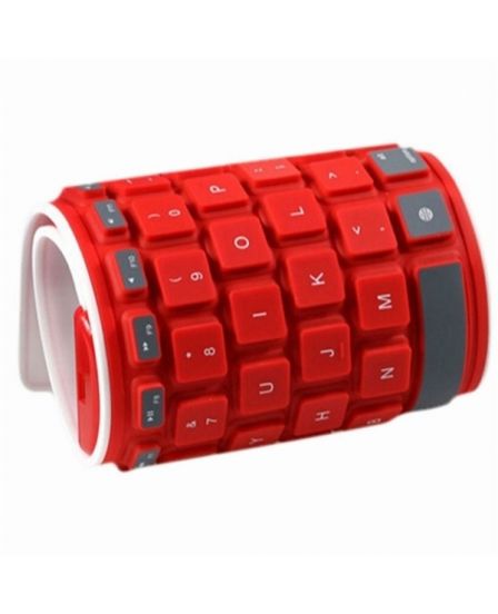 Type Out Of A Box With Flexible Silicone Bluetooth Keyboard