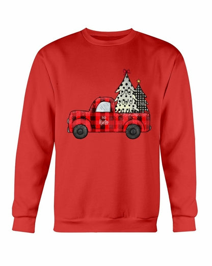 Christmas Tree Truck Sweatshirt