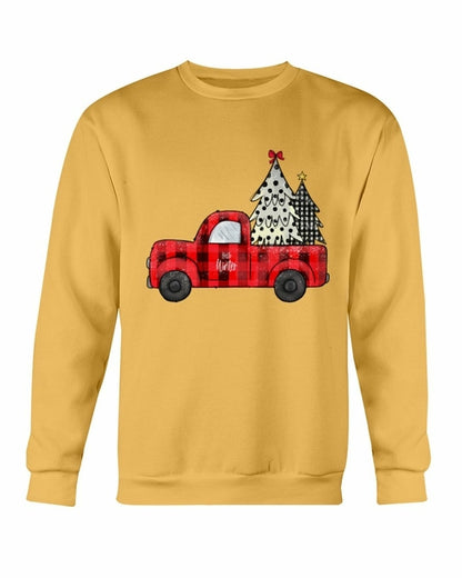 Christmas Tree Truck Sweatshirt