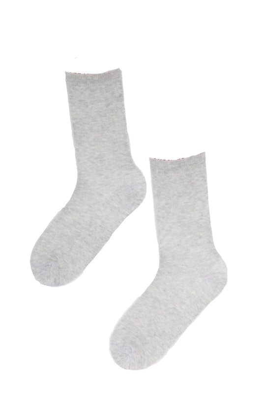 SILVER sparkling angora socks