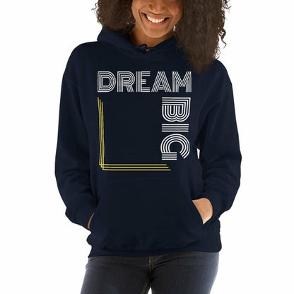 Womens Hoodie - Pullover Hooded Sweatshirt - Graphic/Dream Big