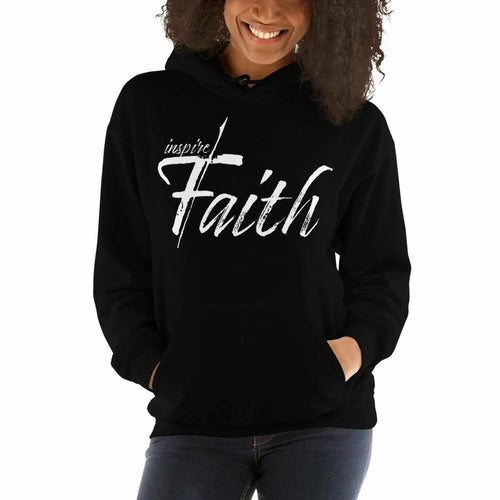 Womens Hoodie - Pullover Hooded Sweatshirt - Graphic/Inspire Faith