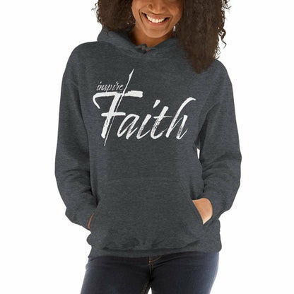 Womens Hoodie - Pullover Hooded Sweatshirt - Graphic/Inspire Faith