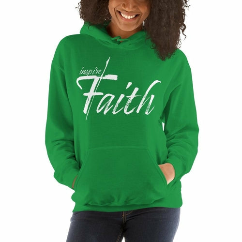 Womens Hoodie - Pullover Hooded Sweatshirt - Graphic/Inspire Faith