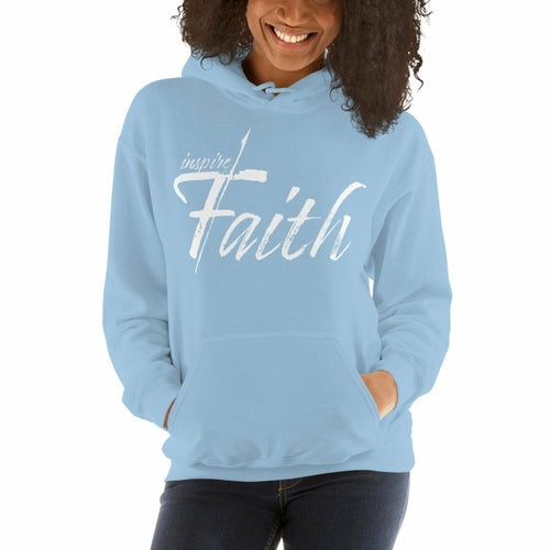 Womens Hoodie - Pullover Hooded Sweatshirt - Graphic/Inspire Faith