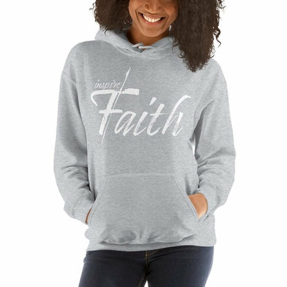 Womens Hoodie - Pullover Hooded Sweatshirt - Graphic/Inspire Faith