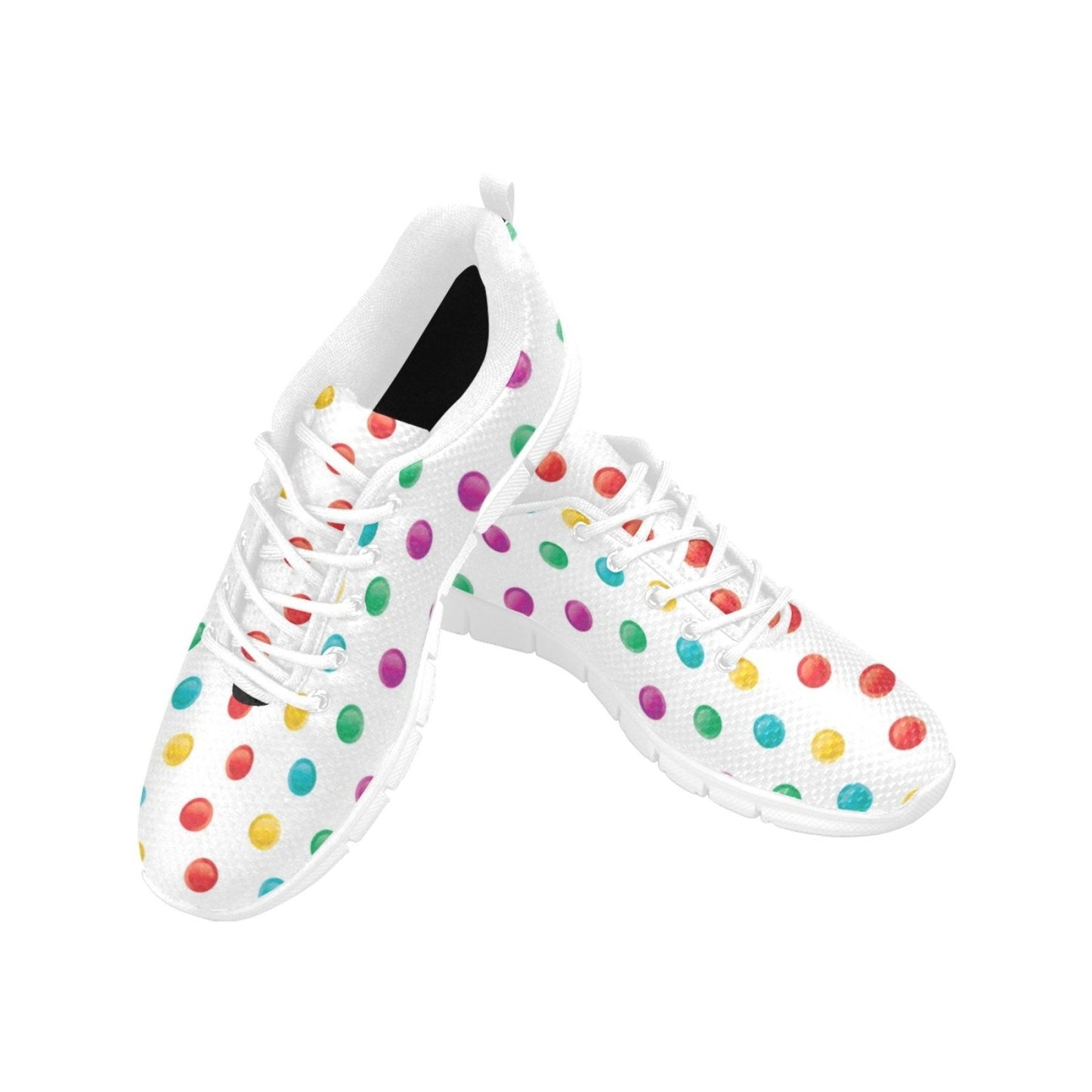 Uniquely You Womens Sneakers,  Polka Dot  Running Shoes