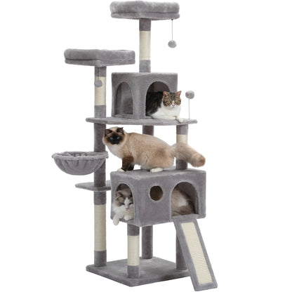 2022 New Design Luxury Large Cat Climbing Frame Multi-Layer Scratching Post With Resistant Sisal Cat Tree Kittern Playground