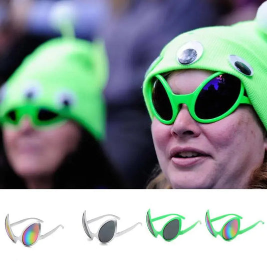 1pc Fashion Aliens Costume Glasses Rainbow Lenses ET Sunglasses Halloween Party Props Favors Accessories For Adults Kid